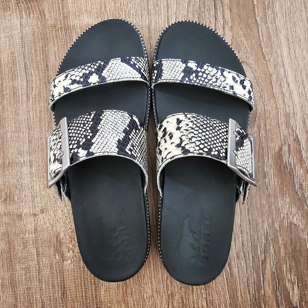 Sorel Boundless Snake Reptile Print Slip-On Platf… - image 8
